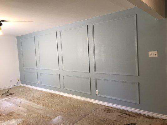 Accent wall trim