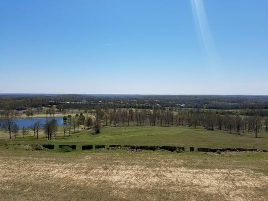 View from the driving range.