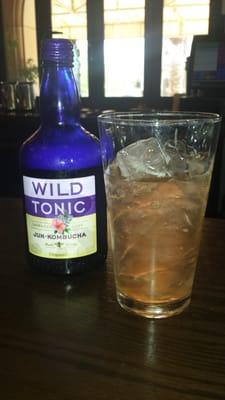 Wild Tonic Jun Kombucha, in Lavender Love.  Organic, and made with honey!  LOVE!