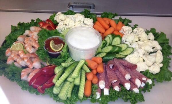 Party trays available in many varieties.