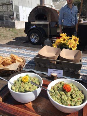 House made Guacamole and tortilla chips.