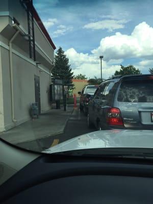 Drive thru line