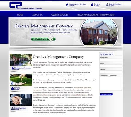 Client: Creative Management Company in Houston, TX.
 http://www.cmctx.com