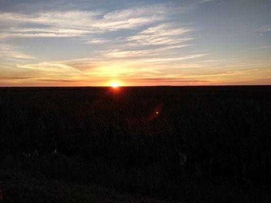 Nothing beats a clean house like a beautiful sunset.