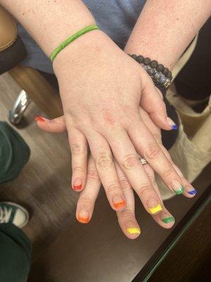 Pride acrylics