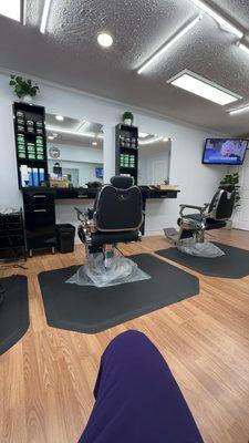 Barbershop interior