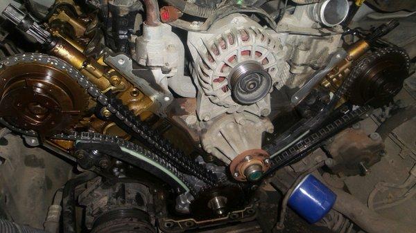 Ford f-150 timing chain and guides replacement