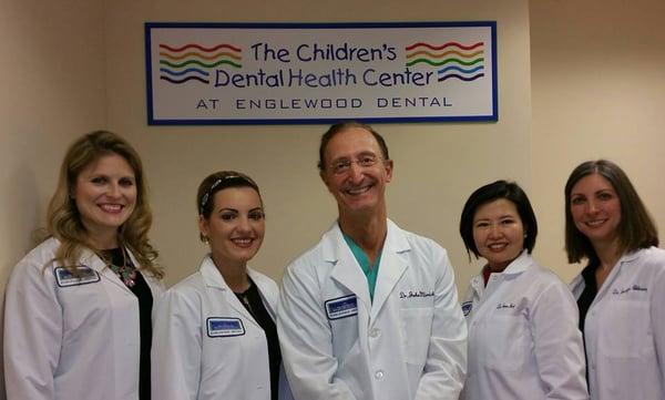 Dr. Minichetti, director of Englewood Dental with Dr Anna Hong and our pediatric team!