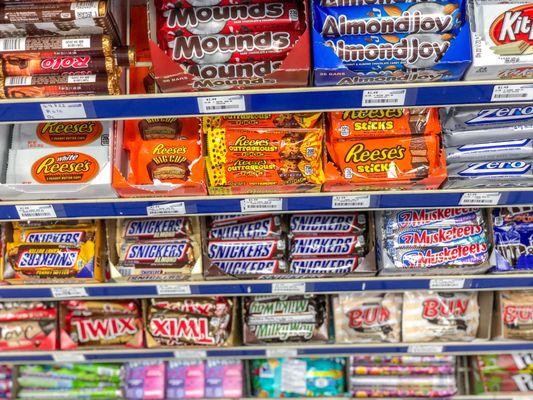 Our candy cravings selection always has something new for you!