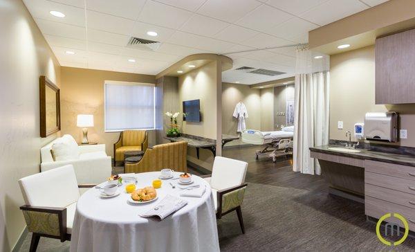 Our suites have been designed for the comfort of our patients and their loved ones.