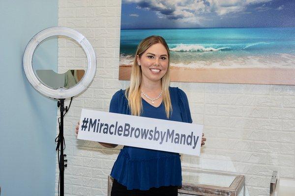 Check out Mandy from Miracle Brows microblading by Mandy!