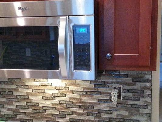 Tile back splash!