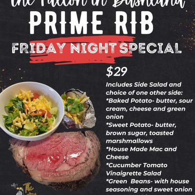 Friday night Prime Rib Special