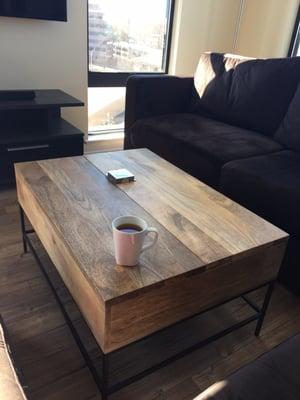 My storage coffee table