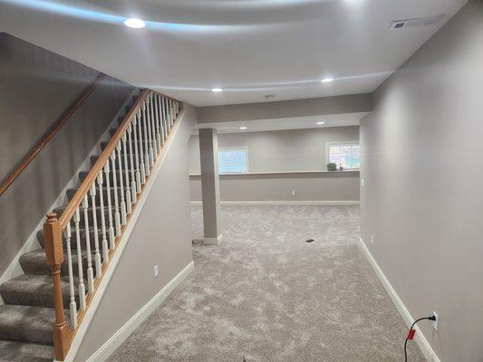 Basement remodel