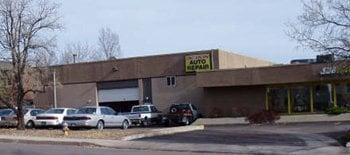 A bustling shop located at the rear of the building.