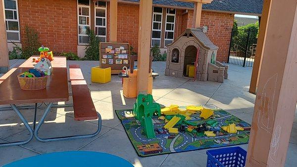 Outdoor play area