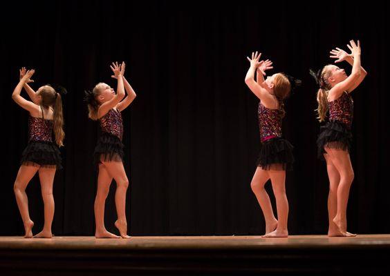 Some dancer's in Amy Maze's children's contemporary dance program.