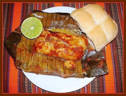 Tamal de carne chapin