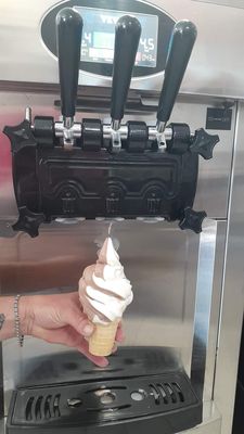 Soft Serve Ice Cream!! Chocolate, Vanilla and Swirl! Milkshakes and Sundaes also available!