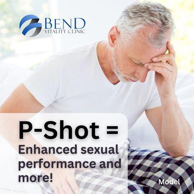 The P-Shot for men helps with erectile dysfunction, diminished sexual experiences, and more! It uses the latest non-invasive PRP technology.