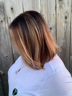 Custom color and cut by Kat