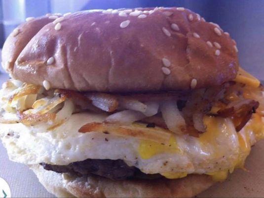 The Devour Breakfast Burger