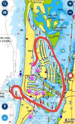 Our 2 & 3 hr sunset route