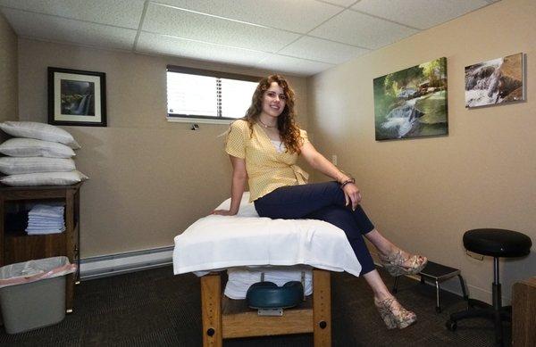 Individual treatment rooms.