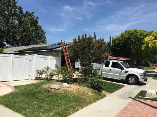 Roof top system in Newhall