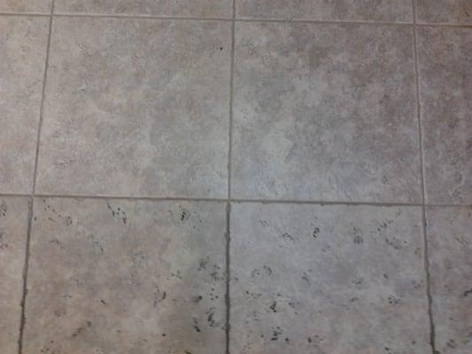 tile and grout before and after