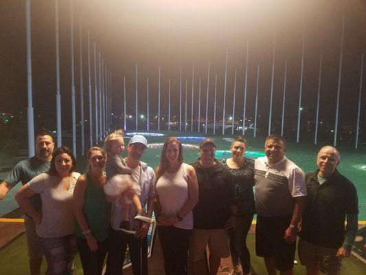 The Chavez Insurance Group celebrating 19 years in business at Top Golf!