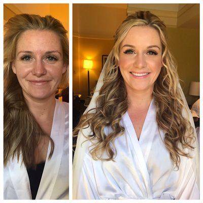 Hair & makeup by me for this gorgeous bride