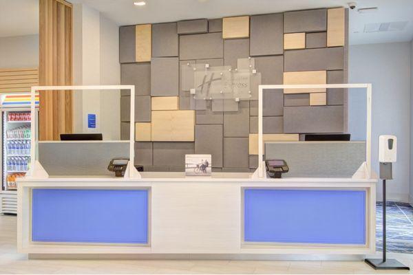 Welcome reception desk