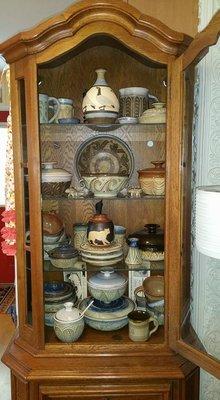 Our collection of pieces purchased from Pioneer Pottery over the years.