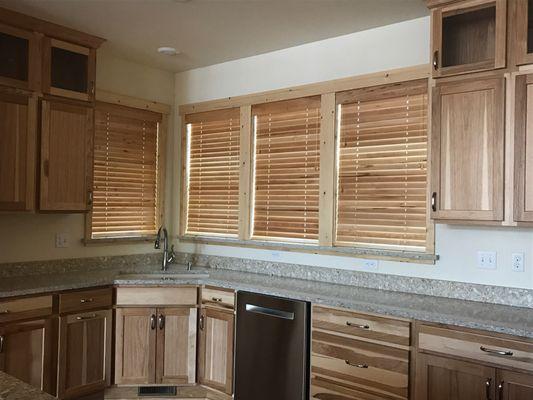 Real wood blinds