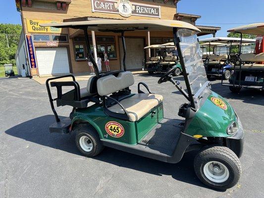 This 4 passenger cart was added to the fleet in 2024.