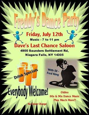 Come on over for a fun night of dancing and cavorting