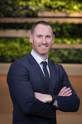 Photographed for Portland Business Journal, Joshua Lyons joined KeyBank in early 2022 as its Oregon/Washington Marketing President.