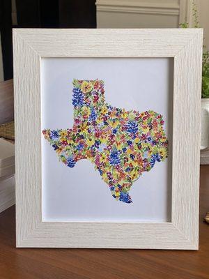 Texas wildflower print