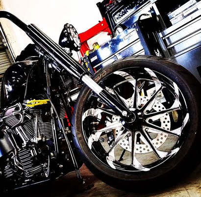 Steel Knuckle Customs Harley Davidson custom Fat boy