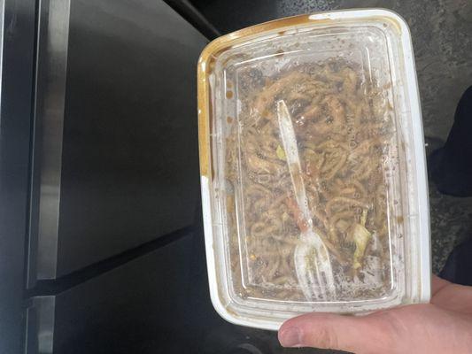 The "half eaten" #71. Chicken Lo Mein