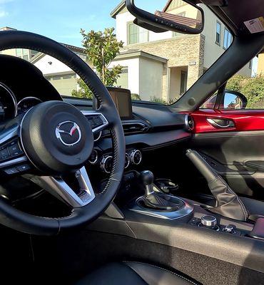 Mazda Miata interior looking MINT!!