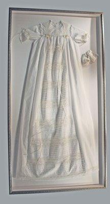 Preserving Memories - Christening Gown Shadow Box