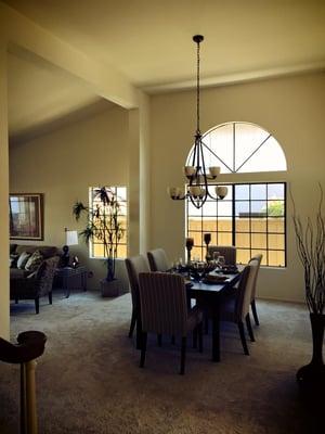 the old dining  / living room flooring / color scheme