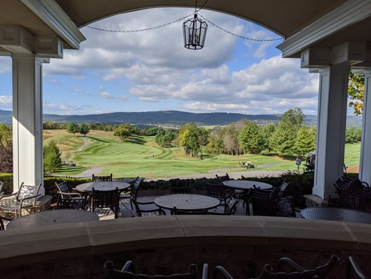 View from the patio.