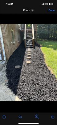 Mulch job