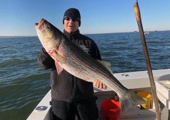 Striper fishing charter