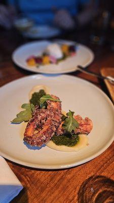 Crispy octopus