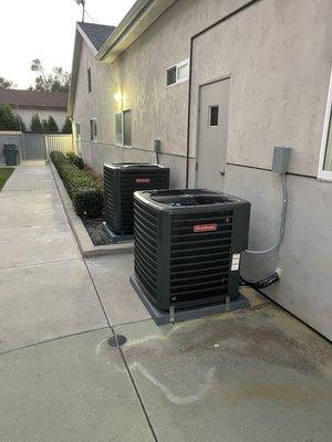 Heat-pump installation.